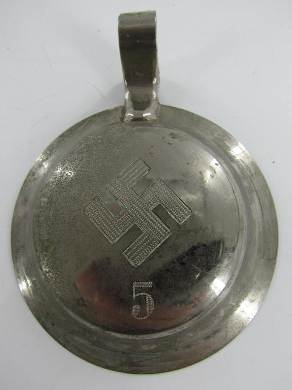 German Trench Art Beer Mug Lid