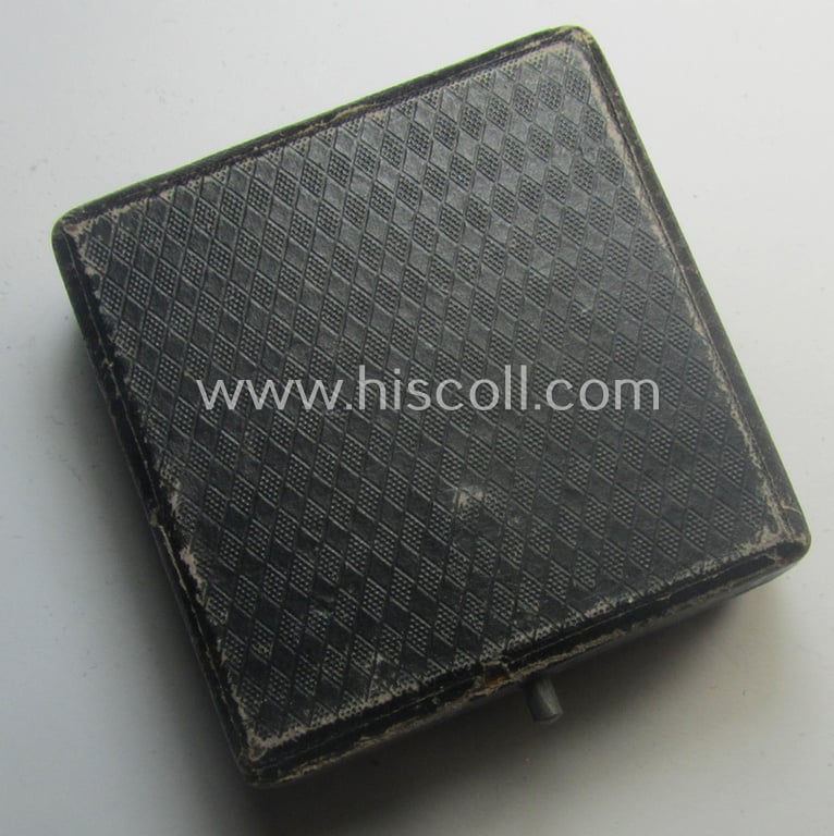 WWI-period, Iron Cross 1st class (or: 'Eisernes Kreuz 1. Klasse') being a nicely preserved- (and neatly maker- ie. 'KO'-marked!) example that came stored in its period-etui as found