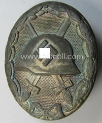 Neat, silver-class woundbadge (or: 'Verwundeten Abzeichen in Silber')...