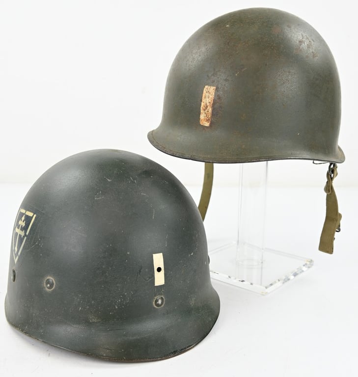 US WW2 M1 Officer Combat Helmet 79th Infantry Division