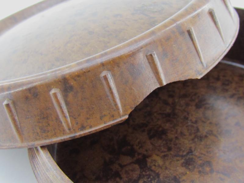 Wehrmacht Brown Bakelite Butterdish