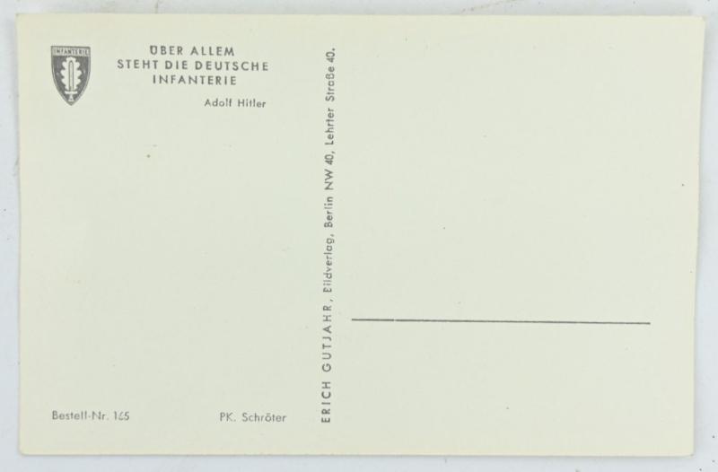 German Postcard 'Infantrie Greift an!'