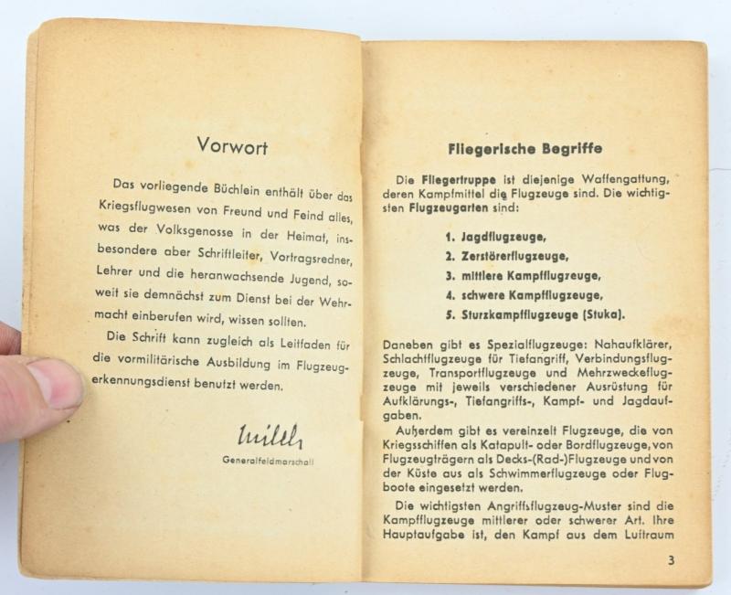 German LW Airplane Identification Booklet