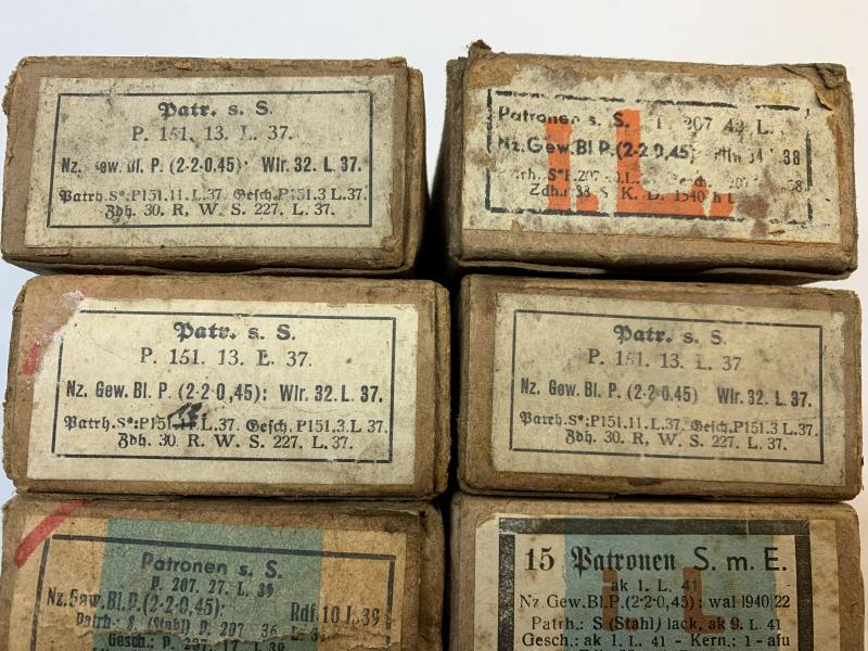 German WW2 Ammunition Boxes