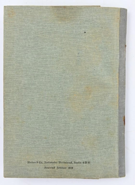 German WH Wehrpass and Document 'Heinrich Hamburgs'
