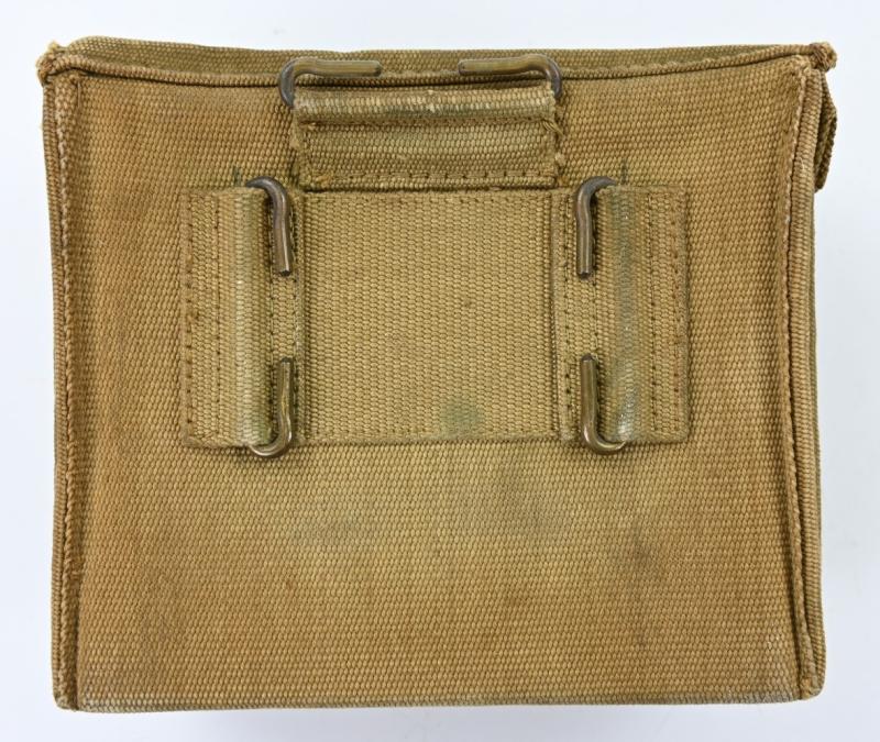 British WW2 Blanco Binocular Case with Bino