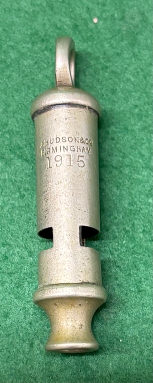 1915 Dated Infantry Whistle