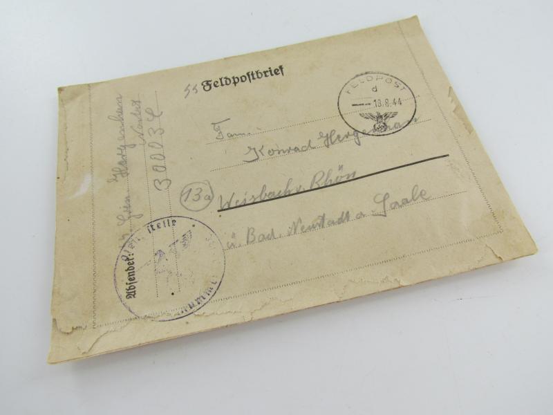 SS Field Post Envelope..dated 1944