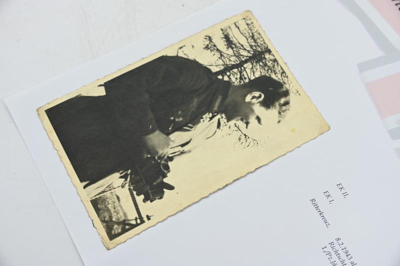 German WH Picture of Knight's Cross Recipient Werner Wrangel