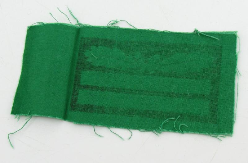 Printed Heer/Waffen-SS camouflage rank patch