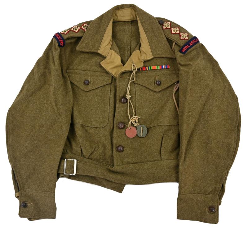 British WW2 Royal Artillery Grouping Major B.Hodgson