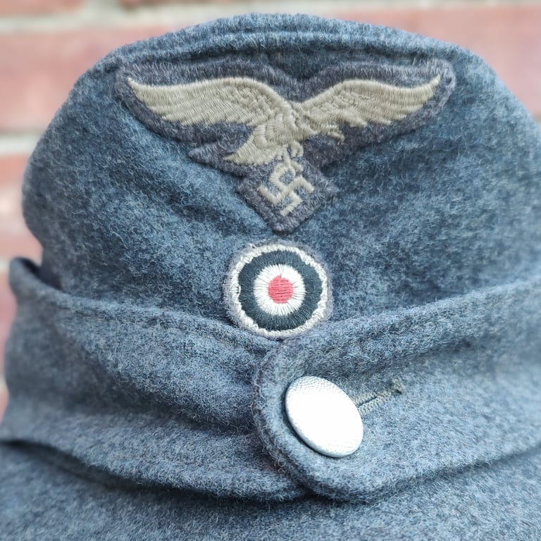 Reproduction Luftwaffe M43 single button ski cap