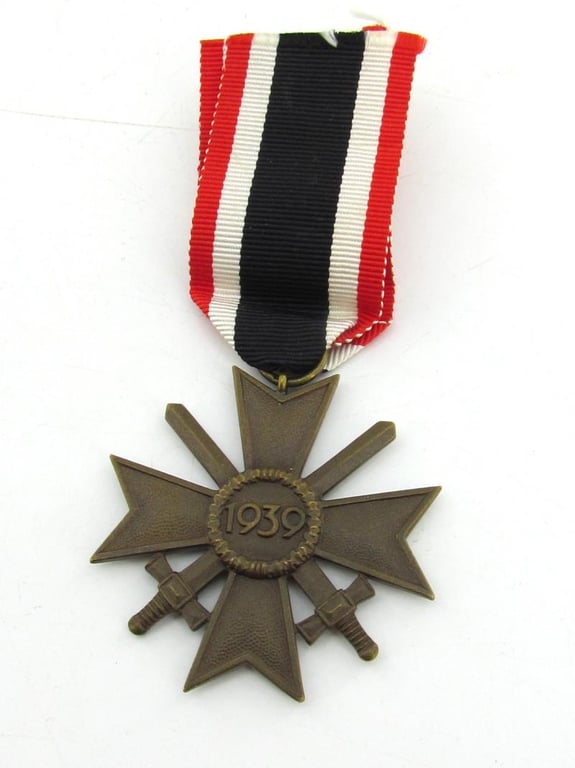 German War Merit Cross with Swords Marked 34