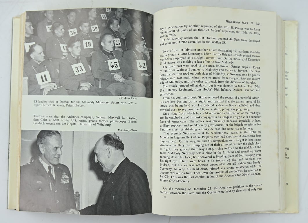 US WW2 Signed Book The Bitter Woods by John Eisenhower