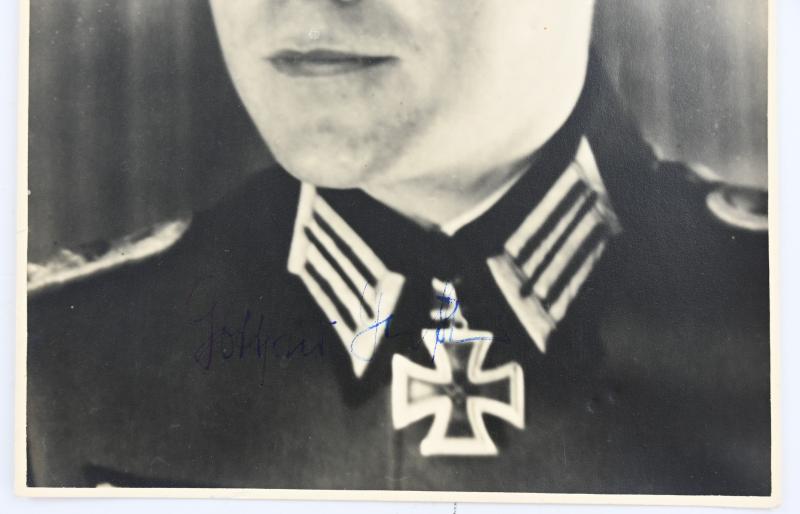 Signature of Wehrmacht Heer KC Recipient 'Gottfried Geissler'