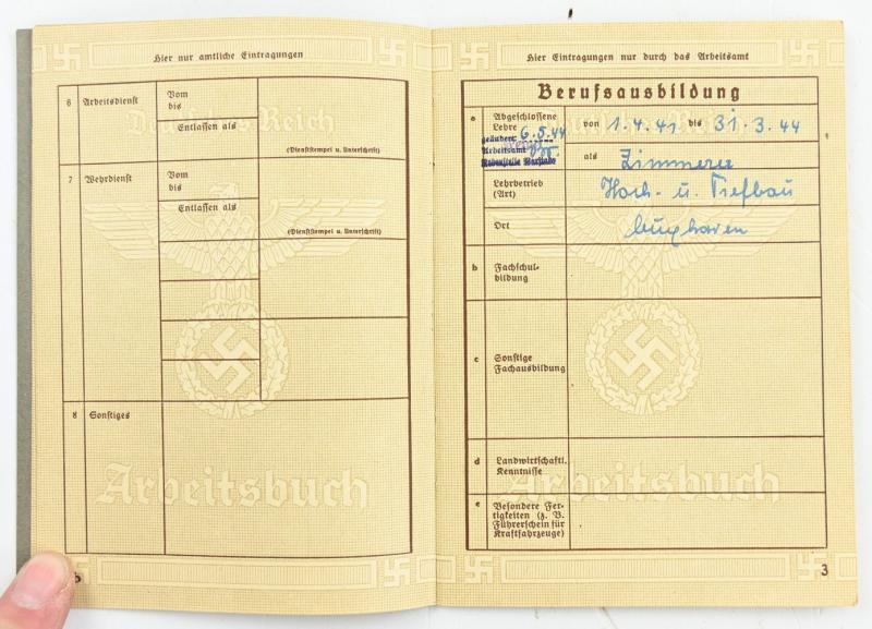 German Third Reich Workerspass
