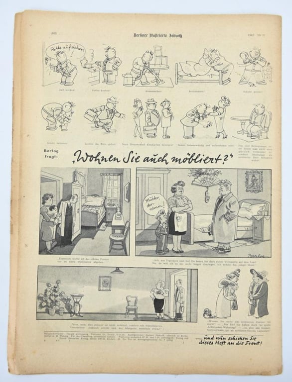 German Berliner Illustrierte Zeitung Newspaper Juni 1942
