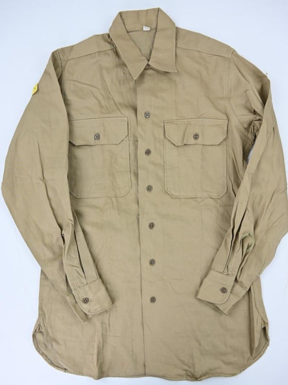 US WW2 Cotton Khaki Shirt