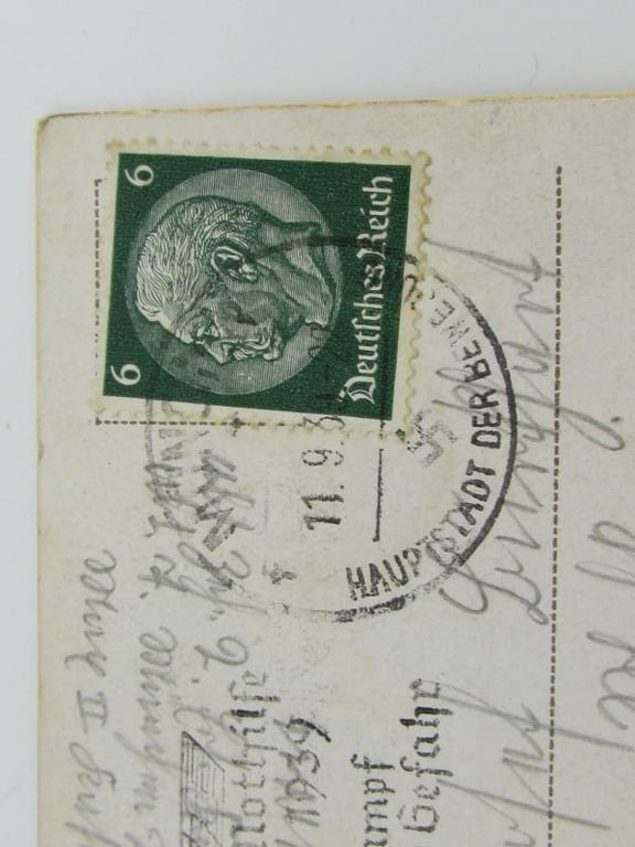 Third Reich era 'Barlog' Postcard