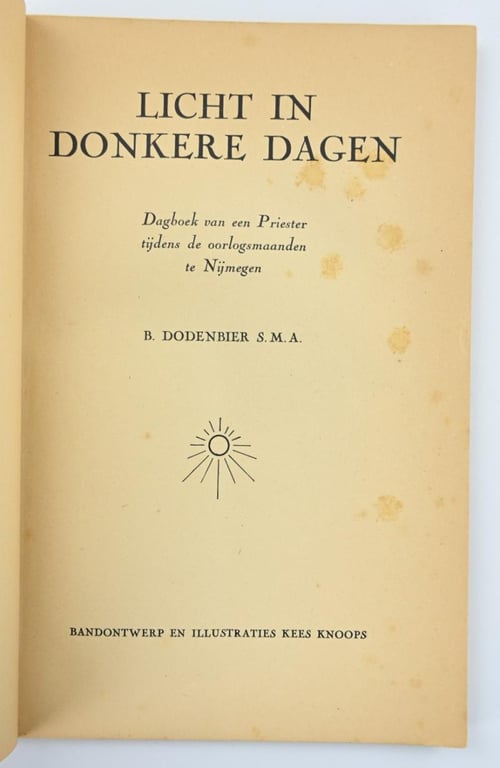 Dutch Book WW2 'Licht in Donkere Dagen'