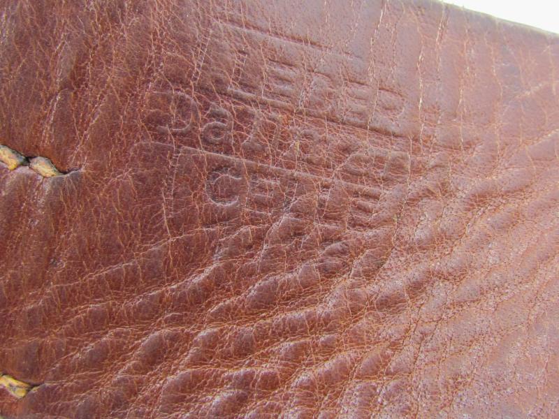 Wehrmacht Brown Leather officer ‘Zweidorn’ double claw belt