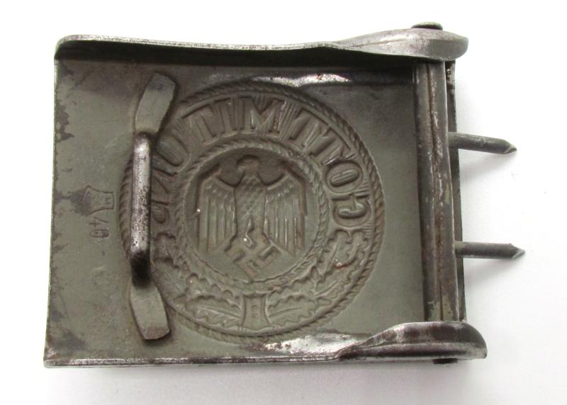 Wehrmacht (Heer) EM-NCO's Belt Buckle MSS 40