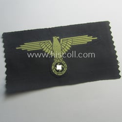 'SS' (ie. 'Waffen-SS') 'BeVo'-woven, EM- (ie. NCO-pattern) tropical-styled...