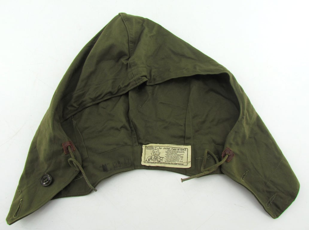 US WWII M43 M-1943 Combat Jacket Hood