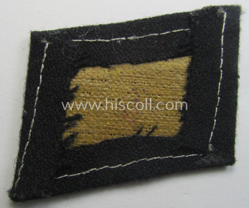 Waffen-SS - so-called: 'RzM-styled' - EM- (ie. NCO-) type collar-tab as was intended for usage by soldiers ie. NCOs of the: '22. SS-Freiwilligen-Kavallerie-Division' (ie. sometimes referred to as: "Maria Theresa")