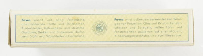 German Third Reich Era Fewa Washing Powder