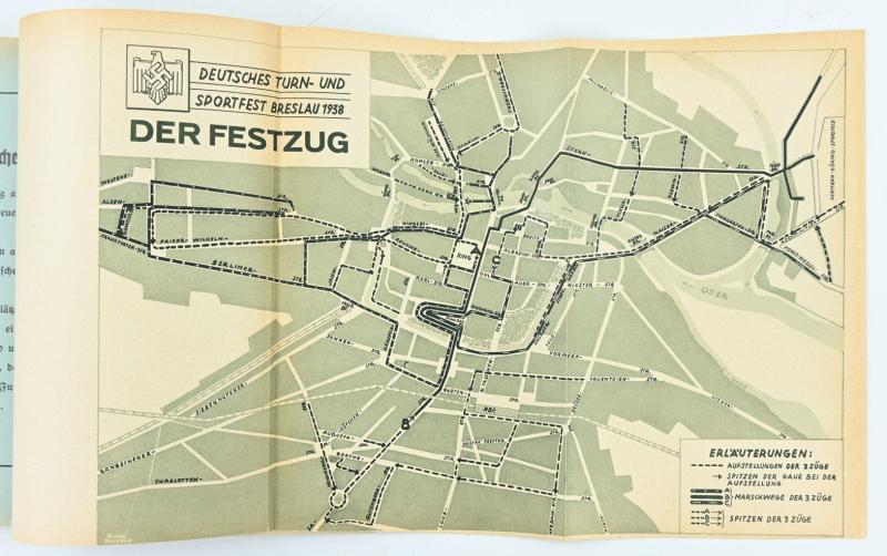 German Program booklet 'Turn-und Sportfest Breslau 1938