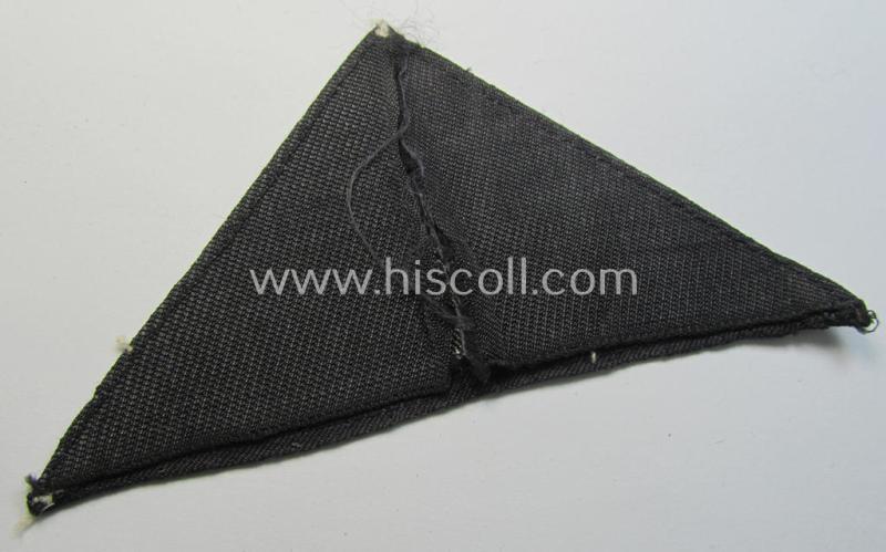 Attractive, German Red Cross (ie. 'Deutsches Rotes Kreuz' or 'DRK') greyish-coloured- and/or (typically) triangular-shaped arm-eagle entitled: 'Verden 4' as was executed in the neat 'BeVo'-weave pattern