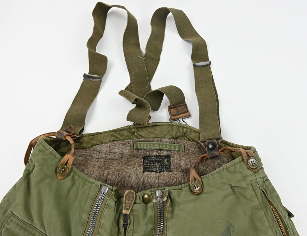 USAAF WW2 Named Type A-11 Flying Trousers & Braces