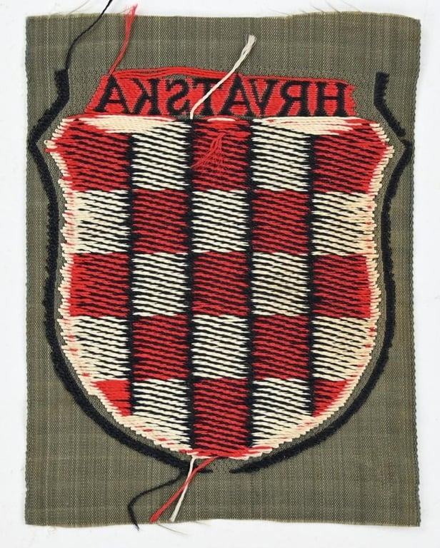 German WH 'Kroatian' Volunteer Sleeve Shield