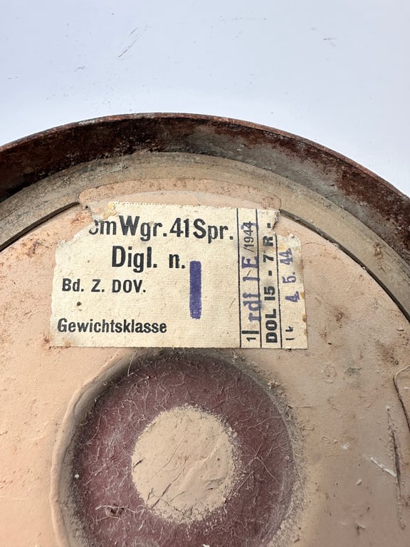 RARE ORIGINAL WWII German Nebelwerfer 41 Rocket empty Ammo Container Box