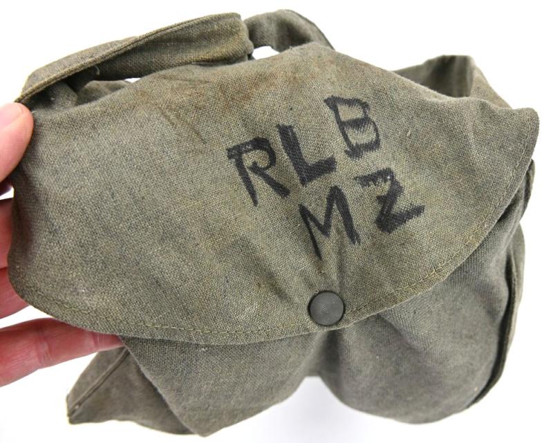 German LS M37 Civil Gasmask with Filter in Carrying Pouch