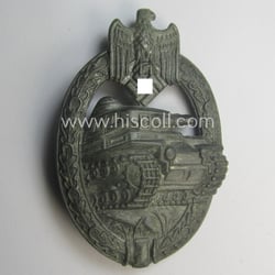 Incomplete 'Panzerkampfabzeichen in Silber' (or: silver-class panzer-assault badge...