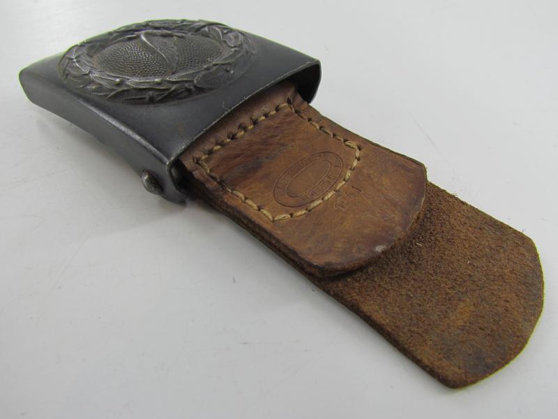 Luftwaffe steel belt buckle by F.W. Assmann & Söhne