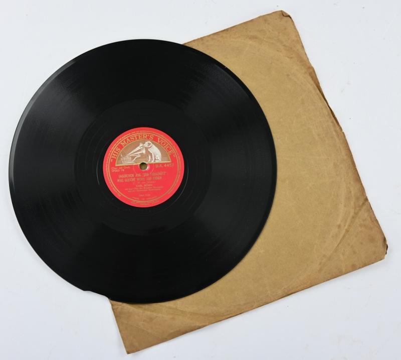 German Third Reich Period Music Record