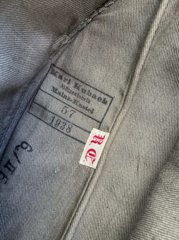 Wehrmacht Nebelwerfer Truppen (Smoke Troops) Officers Overseas Cap...Mint!