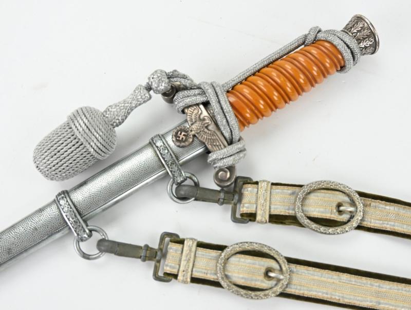 German WH Officer's Dagger with Hanger 'Carl Eickhorn'