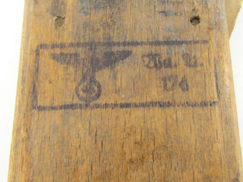 'Deutsche Wehrmacht' wooden- and metal-based (partly foldable) boot-removing device aka: 'Stiefelknecht'