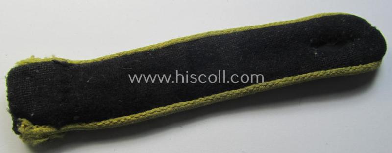 Attractive - and not that easily encountered! - N.S.K.K. (ie.: 'National Socialistisches Kraftfahr Korps') shoulderboard as was intended for usage by an N.S.K.K.-soldier who served within the: 'Motorgruppe Schlesien o. Franken'