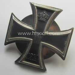 Superb, WWI-period Iron Cross 1st class (or: 'EK...