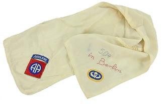 US WW2 82nd Airborne 504th PIR Patched Scarf