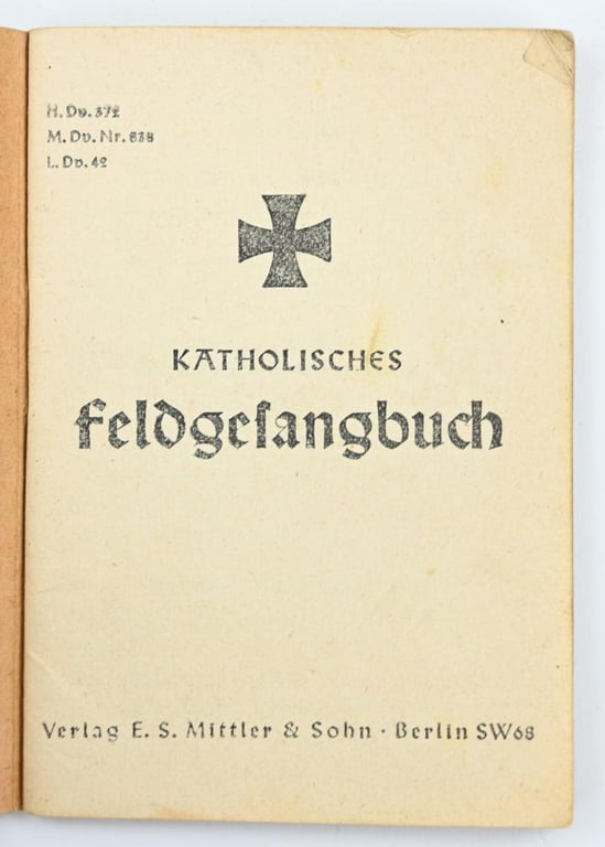 German WH Catholic Fieldsongbook