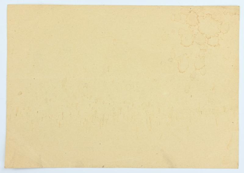 German Third Reich Metall Collection Certificate