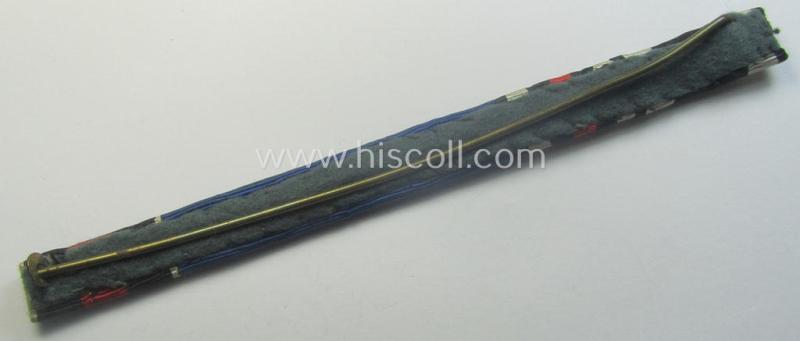 5-pieced ribbon-bar (ie. 'Feld- o. Bandspange') showing an: 'EKII. Kl.', a: 'KvK II.Kl. m. S., a: 'FKK m. S.', 2 WH 'DA' and a: Czech 'Anschluss'-medal with detailed 'PB-Spange'