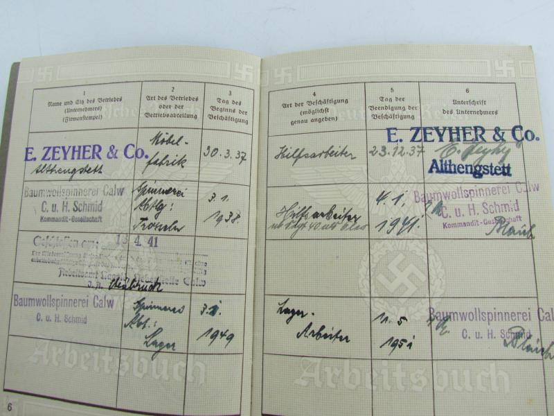 German Arbeidsbuch 2nd pattern