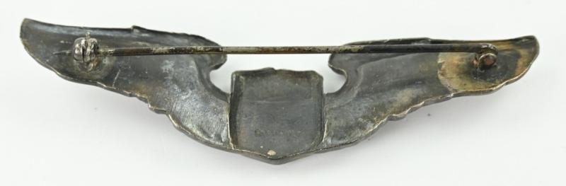 USAAF WW2 Sterling Pilot Wing